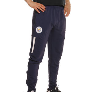 Pantalón Puma Manchester City pre-match - Pantalón largo de calentamiento pre-partido Puma del Manchester City - azul marino