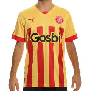 Camiseta Puma 2a Girona 2022 2023 - Camiseta segunda equipación Puma del Girona FC 2022 2023 - amarilla, roja