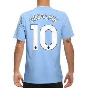 Camiseta Puma Manchester City Grealish 2023 2024 authentic - Camiseta primera equipación auténtica Grealish Puma Manchester City 2023 2024 - azul celeste