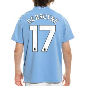 Camiseta Puma Manchester City niño De Bruyne 2023 2024 - Camiseta de la primera equipación infantil Puma del Manchester City de De Bruyne 2023 2024 - azul celeste