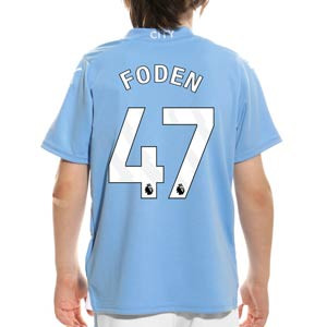 Camiseta Puma Manchester City Foden niño 23-24 PL