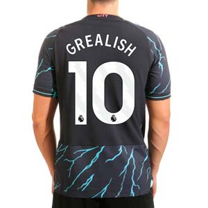 Camiseta Puma 3a Manchester City Grealish 2023 24 authentic - Camiseta tercera equipación auténtica Puma de Jack Grealish del Manchester City 2023 2024 - azul