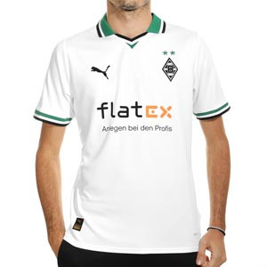 Camiseta Puma Borussia Mönchengladbach 2023 2024 - Camiseta primera equipación Puma del Borussia Mönchengladbach 2023 2024 - blanca, verde