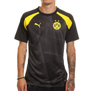 Camiseta Puma Borussia Dortmund pre-match - Camiseta de calentamiento pre-partido Puma Borussia Dortmund 2023 2024 - negra, amarilla