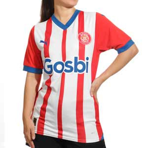 Camiseta Puma Girona mujer 2023 2024 - Camiseta primera equipación Puma para mujer del Girona FC 2023 2024 - roja, blanca