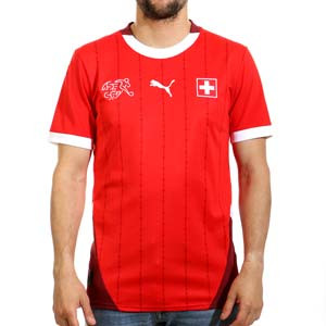 Camiseta Puma Suiza 2024 - Camiseta primera equipación Puma selección Suiza 2024 - roja