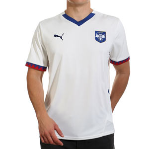 Camiseta Puma 2a Serbia 2024 - Camiseta segunda equipación Puma selección Serbia 2024 - blanca