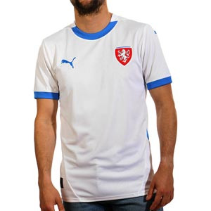 Camiseta Puma 2a República Checa 2024 - Camiseta segunda equipación Puma selección de la Republica Checa 2024 - blanca