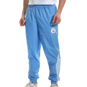 Pantalón Puma Manchester City pre-match - Pantalón largo de calentamiento pre-partido Puma del Manchester City - azul celeste