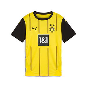 Camiseta Puma Borussia Dormund niño 2024-2025 - Camiseta infantil primera equipación Puma del Borussia Dortmund 2024 2025 - amarilla