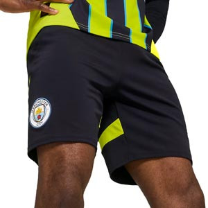 Short Puma 2a Manchester City 2024 2025  - Pantalón corto de la segunda equipación Puma del Manchester City 2024 2025 - azul marino