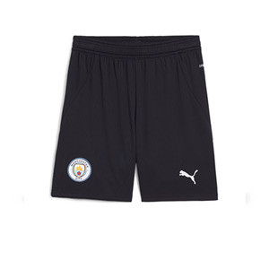 Short Puma 2a Manchester City niño 2024 2025  - Pantalón corto infantil de la segunda equipación Puma del Manchester City 2024 2025 - azul marino
