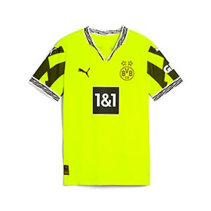Camiseta Puma Anniversary BVB niño 24 25 - Camiseta infantil Puma del Borussia Dortmund Edición 30 aniversario - amarilla flúor