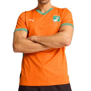 Camiseta Puma Costa Marfil 2025 - Camiseta de la primera equipación Puma de la selección de Costa de Marfil 2025 - naranja