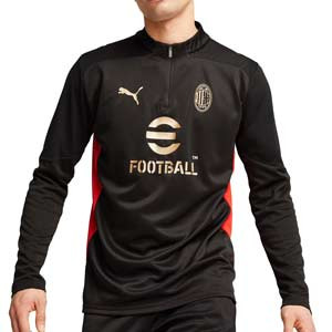 Sudadera Puma Milan entrenamiento - Sudadera de entrenamiento Puma del AC Milan - negra