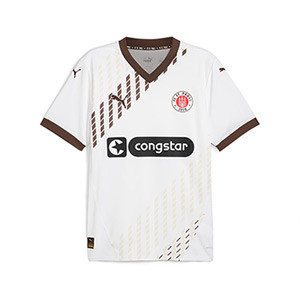 Camiseta Puma 2a San Pauli 2024 2025 - Camiseta de la segunda equipación Puma del San Pauli 2024 2025 - blanca
