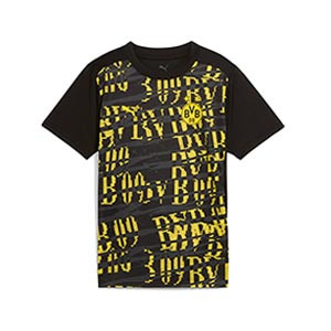 Camiseta Puma Dortmund niño Pre-Match - Camiseta infantil de entrenamiento prepartido Puma del Borussia Dortmund 2024 2025 - negra