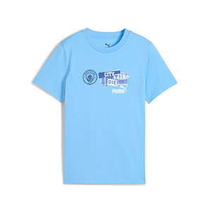 Camiseta Puma Manchester City niño ftblEnergy - Camiseta infantil de algodón Puma del Manchester City - azul celeste