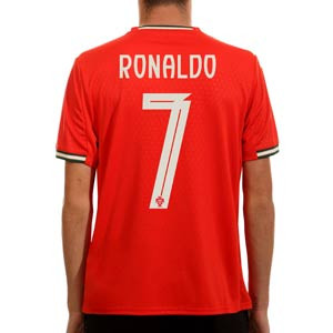 Camiseta Puma Portugal Ronaldo 25 - Camiseta de la primera equipación Puma de Cristiano Ronaldo de la selección de Portugal 2025 - roja - miniatura