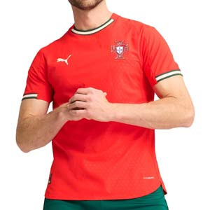 Camiseta Puma Portugal authentic 2025 - Camiseta de la primera equipación Puma de la selección de Portugal 2025 versión jugador - roja