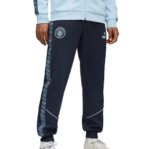 Pantalón Puma Manchester City King himno - Pantalón largo himno Puma del Manchester City - azul marino