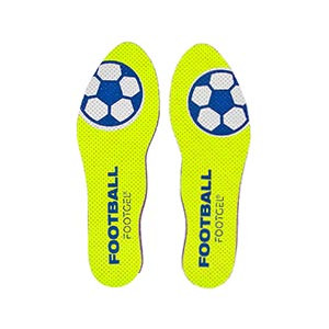 Plantilla Footgel Football 35-38 - Plantillas para botas de fútbol Footgel Football talla 35-38 - amarila flúor