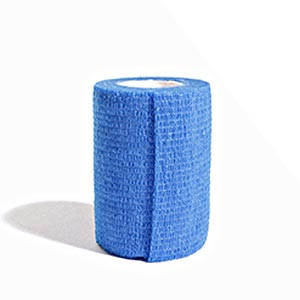 Venda adhesiva Rinat Cohesive Tape 7,5 cm x 4,5 m - Venda elástica adhesiva para sujeción de espinilleras Rinat (7,5 cm x 4,5 m) - azul