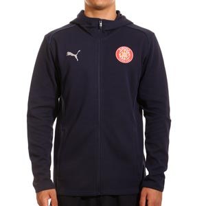 Chaqueta Puma Girona Casual - Chaqueta de paseo Puma del Girona FC - azul