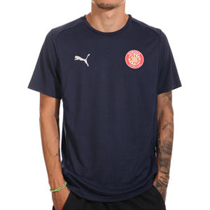 Camiseta Puma Girona Casual - Camiseta de paseo Puma del Girona FC - azul marino