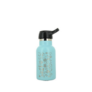Botellín Runbott Termo FC Barcelona 350 ml - Botellín térmico de agua Runbott del FC Barcelona de 350 ml - azul claro