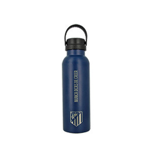 Botellín Runbott Termo Atlético Madrid 600 ml - Botellín térmico de agua Runbott del Atlético de Madrid de 600 ml - azul marino