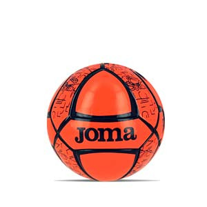 Balón Joma Federación Española Fútbol Sala talla 62 - Balón de fútbol sala Joma de la Federación Española de Fútbol Sala talla 62 cm - naranja coral