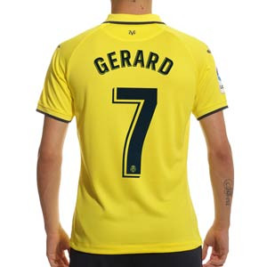 Camiseta Joma Villarreal Gerard 2022 2023 - Camiseta primera equipación de Gerard Moreno Joma del Villarreal CF 2022 2023 - amarilla