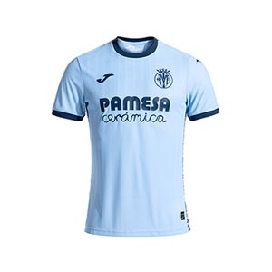 Camiseta Joma 2a Villarreal 2024 2025 - Camiseta de la segunda equipación Joma del Villarreal CF 2024 2025 - azul claro