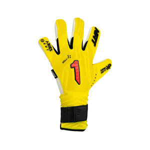Rinat Aries Némesis Prime - Guantes de portero Rinat corte Negative - amarillos