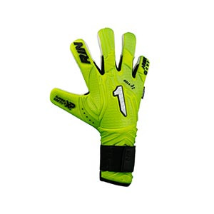 Rinat Aries Némesis Prime Jr - Guantes de portero infantiles Rinat corte Negative - verdes