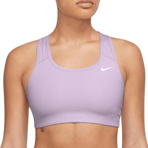 Sujetador Nike Dri-Fit Swoosh sin relleno - Sujetador deportivo para mujer Nike sin relleno - rosa