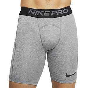 Mallas Nike Pro - Mallas cortas de fútbol Nike - grises - frontal
