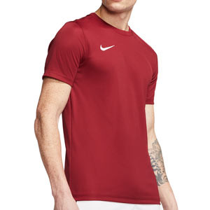 Camiseta Nike Dri-Fit Park 7 - Camiseta de manga corta de deporte Nike - granate