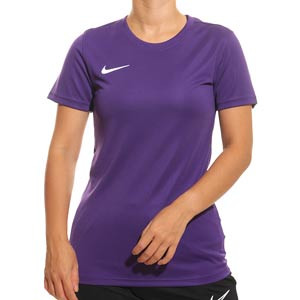 Camiseta Nike mujer Dri-Fit Park 7 - Camiseta de manga corta para mujer de deporte Nike - púrpura