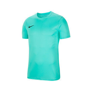 Camiseta Nike niño Dri-Fit Park 7 - Camiseta de manga corta infantil de deporte Nike - verde turquesa