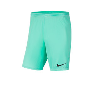 Shorts Nike niño Dri-Fit Park 3 - Pantalón corto infantil de entrenamiento Nike - verde turquesa