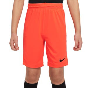 Shorts Nike niño Dri-Fit Park 3 - Pantalón corto infantil de entrenamiento Nike - rosa rojizo