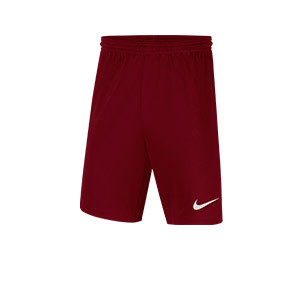 Shorts Nike niño Dri-Fit Park 3 - Pantalón corto infantil de entrenamiento Nike - granate