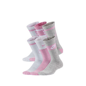 Calcetines Nike Everyday 3 pares finos - Pack de 3 calcetines de media caña alta finos Nike - multicolor