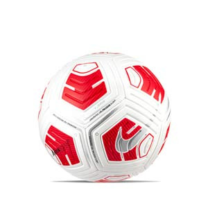 Balón Nike Strike Team 290g talla 5 - Balón de fútbol para niño en talla 5 con peso reducido - blanco y rojo - frontal