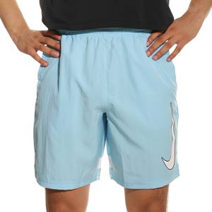 Shorts Nike Dri-Fit Academy Graphic - Pantalón corto de entrenamiento Nike - azul celeste