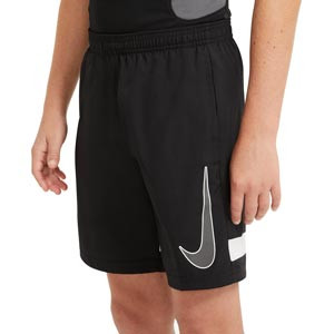 Shorts Nike niño Dri-Fit Academy Graphic - Pantalón corto infantil de entrenamiento de fútbol Nike - negro