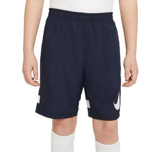 Short Nike niño Dri-Fit Academy Graphic - Pantalón corto infantil de entrenamiento Nike - azul marino