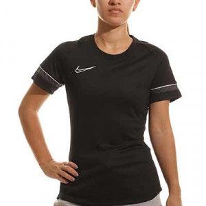 Camiseta Nike Dri-Fit Academy 21 mujer - Camiseta de manga corta de mujer para entrenamiento fútbol Nike - negra